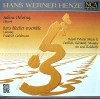 Oehring/Boris Blacher Ensemble/Gold - Henze: Royal Winter Music 2 in the group CD / Pop-Rock at Bengans Skivbutik AB (3044178)