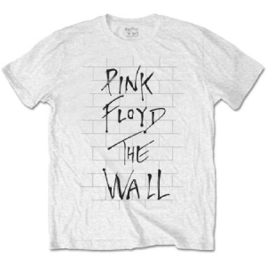 Pink Floyd - The Wall & Logo (Medium) Unisex T-Shirt in the group MERCH / at Bengans Skivbutik AB (3355640r)