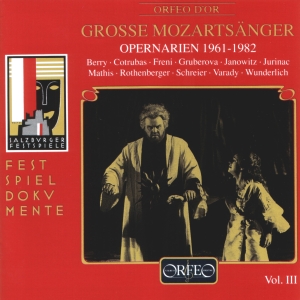 Mozart W A - Grosse Mozartsänger, Vol. 3 in the group Externt_Lager /  at Bengans Skivbutik AB (3489934)