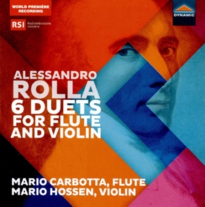 Rolla Alessandro - 6 Duets For Flute And Violin in the group Externt_Lager / at Bengans Skivbutik AB (3597458)