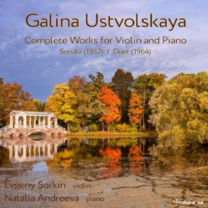 Ustvolskaja Galina - Complete Music For Violin And Piano in the group Externt_Lager / at Bengans Skivbutik AB (3623941)
