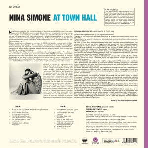 Nina Simone - At Town Hall in the group OUR PICKS /  Christmas gift tip Vinyl at Bengans Skivbutik AB (3630870)