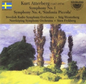 Atterberg Kurt - Symphonies 1 & 4 Sinfonia Piccol in the group Externt_Lager / at Bengans Skivbutik AB (3674755)