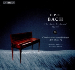 Bach Carl Philipp Emanuel - Solo Keyboard Music, Vol. 39 in the group Externt_Lager / at Bengans Skivbutik AB (3728704)