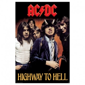 AC/DC - Highway To Hell Poster Poster 91,5x61 in the group MERCHANDISE / Merch / Hårdrock at Bengans Skivbutik AB (3790792)