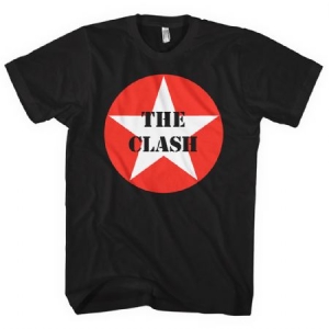 The Clash - Star Badge Uni Bl T-Shirt in the group MERCHANDISE / T-shirt / Punk at Bengans Skivbutik AB (3804624r)