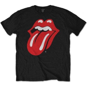 Rolling Stones - Classic Tongue Uni Bl T-Shirt in the group MERCHANDISE / T-shirt / Pop-Rock at Bengans Skivbutik AB (3828226r)