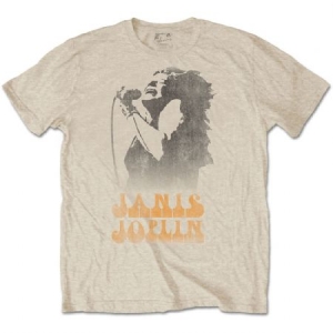 Janis Joplin - Janis Joplin Unisex Tee: Working The Mic in the group OTHER / MK Test 6 at Bengans Skivbutik AB (3835738)