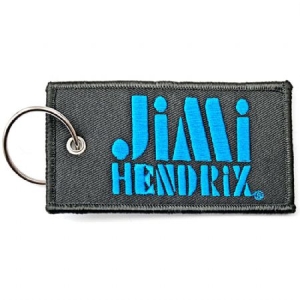 Jimi Hendrix - Jimi Hendrix Keychain: Stencil Logo (Double Sided Patch) in the group OTHER / MK Test 7 at Bengans Skivbutik AB (3880819)