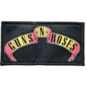 Guns N Roses - Scroll Logo Printed Patch in the group MERCHANDISE / Accessoarer / Hårdrock at Bengans Skivbutik AB (3881711)