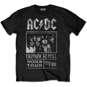 Ac/Dc - Highway To Hell World Tour 1979/80 Uni B in the group MERCHANDISE / T-shirt / Heavy Metal at Bengans Skivbutik AB (3907209r)