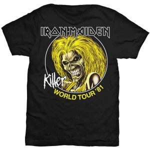 Iron Maiden - Killers World Tour 81 Uni Bl in the group MERCHANDISE / T-shirt / Heavy Metal at Bengans Skivbutik AB (3907242r)