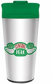 Friends - Metal Travel Mug - Central Per in the group MERCHANDISE / Merch / Film-Musikal at Bengans Skivbutik AB (3913279)