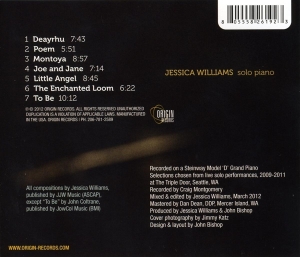 Jessica Williams - Songs Of Earth in the group CD / Jazz at Bengans Skivbutik AB (3931353)