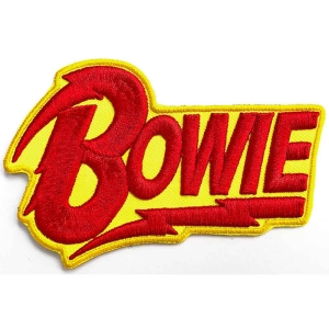David Bowie - Diamond Dogs 3D Logo Woven Patch in the group MERCHANDISE / Patch / Pop-Rock at Bengans Skivbutik AB (3943687)