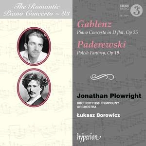 Gablenz Jerzy Paderewski Ignacy - Gablenz: Piano Concerto Paderewski in the group OUR PICKS / Christmas gift tip CD at Bengans Skivbutik AB (3992582)