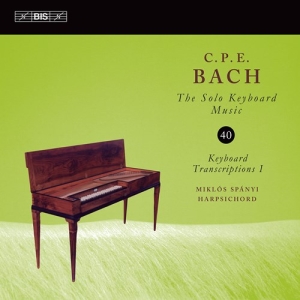 Bach Carl Philipp Emanuel - Solo Keyboard Music, Vol. 40 in the group OUR PICKS / Christmas gift tip CD at Bengans Skivbutik AB (3992584)