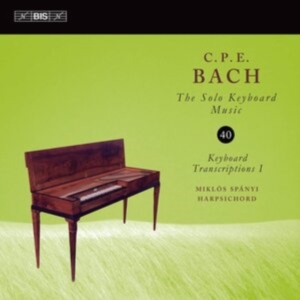Bach Carl Philipp Emanuel - Solo Keyboard Music, Vol. 40 in the group Externt_Lager / at Bengans Skivbutik AB (3992584)