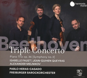 Faust/Queyras/Melnikov/Freiburger Barockorchester/Heras-Casado - Beethoven Triple Concerto in the group CD / Klassiskt,Övrigt at Bengans Skivbutik AB (3995339)