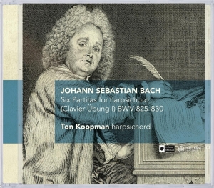 Ton Koopman - Six Partitas For Harpsichord (Clavier Ubung I) in the group CD / Klassiskt,Övrigt at Bengans Skivbutik AB (3995494)