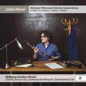 Julien Herve - Mozart: Clarinet Concerto K622/Quintettsatz Kv Anhang 9 in the group CD / Klassiskt,Övrigt at Bengans Skivbutik AB (3995978)