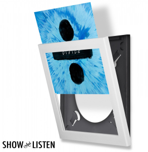 Show And Listen - White LP Flip Frame in the group OTHER / Vinyltillbehör at Bengans Skivbutik AB (3999808)