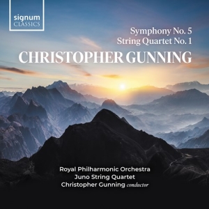 Gunning Christopher - Symphony No. 5 & String Quartet No. in the group OUR PICKS / Christmas gift tip CD at Bengans Skivbutik AB (4017843)