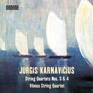 Karnavicius Jurgis - String Quartets Nos. 3 & 4 in the group OUR PICKS / Christmas gift tip CD at Bengans Skivbutik AB (4030038)