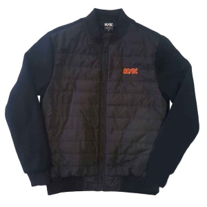 Ac/Dc - Logo Uni Bl Quilted Jacket: in the group MERCHANDISE / Merch / Hårdrock at Bengans Skivbutik AB (4036925r)