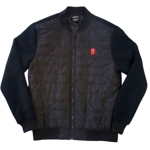 Rolling Stones - Classic Tongue Uni Bl Quilted Jacket: in the group MERCHANDISE / Merch / Pop-Rock at Bengans Skivbutik AB (4037260r)
