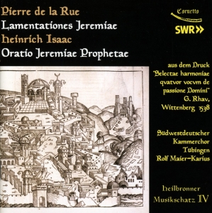 Maier-Karius Suedwestdeutscher Kammerorchester - Lamentationes Jeremiae in the group CD / Klassiskt,Övrigt at Bengans Skivbutik AB (4050188)