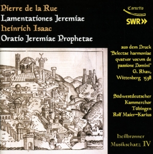 Maier-Karius Suedwestdeutscher Kammerorchester - Lamentationes Jeremiae in the group CD / Klassiskt at Bengans Skivbutik AB (4050188)