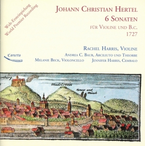 Johann Christian Hertel - 6 Sonaten Fur Violine Und B.C. in the group CD / Klassiskt,Övrigt at Bengans Skivbutik AB (4050197)