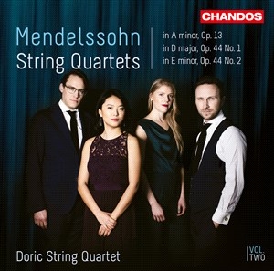 Mendelssohn Felix - String Quartets, Vol. 2 in the group OUR PICKS / Christmas gift tip CD at Bengans Skivbutik AB (4071361)