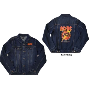 Ac/Dc - About To Rock Uni Denim Jacket: in the group MERCHANDISE / Merch / Hårdrock at Bengans Skivbutik AB (4073818r)
