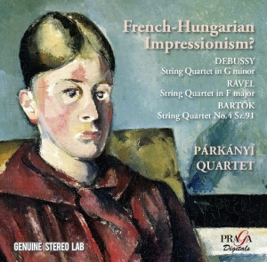 Parkanyi Quartet - French-Hungarian Impressionism? in the group CD / Klassiskt,Övrigt at Bengans Skivbutik AB (4080402)