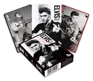 Elvis Presley - Elvis - Black And White Playing Cards in the group MERCHANDISE / Merch / Kommande / Pop-Rock at Bengans Skivbutik AB (4113956)