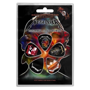 Metallica - Hardwired To Self Destruct Plectrum Pack in the group MERCHANDISE / Merch / Hårdrock at Bengans Skivbutik AB (4116563)