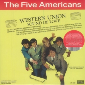 Five Americans The - Western Union (Gold Vinyl) in the group OUR PICKS / Record Store Day / RSD2022 at Bengans Skivbutik AB (4132996)