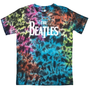 The Beatles - Drop T Logo Uni Grey Dip-Dye in the group MERCHANDISE / T-shirt / Pop-Rock at Bengans Skivbutik AB (4140405r)