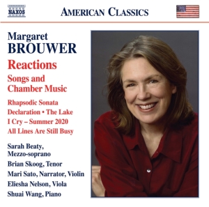 Brouwer Margaret - Reactions - Songs & Chamber Music in the group Externt_Lager / at Bengans Skivbutik AB (4143321)