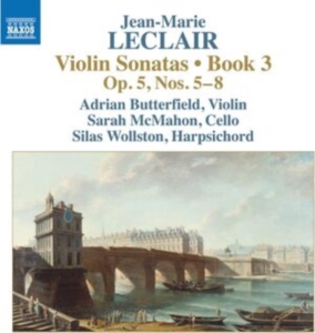 Leclair Jean-Marie - Violin Sonatas, Book 3, Op. 5, Nos. in the group Externt_Lager / at Bengans Skivbutik AB (4146952)