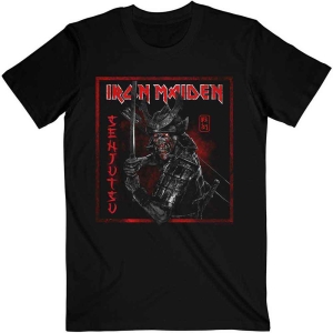 Iron Maiden - Senjutsu Cover Distressed Red Uni Bl in the group MERCHANDISE / T-shirt / Heavy Metal at Bengans Skivbutik AB (4153287r)
