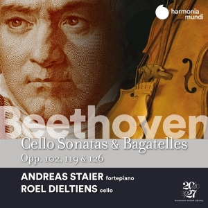 Andreas & Roel Dieltiens Staier - Beethoven Cello Sonatas & Bagatelles Opp.102, 119 & 126 in the group CD / Klassiskt,Övrigt at Bengans Skivbutik AB (4162654)