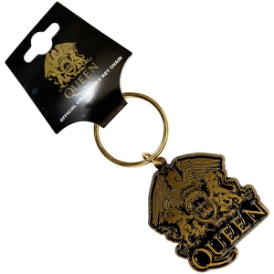 Queen - Gold Crest Keychain in the group MERCHANDISE / Accessoarer / Pop-Rock at Bengans Skivbutik AB (4168463)