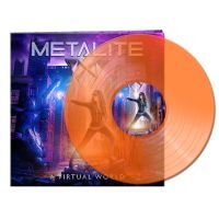 Metalite - A Virtual World (Clear Orange Vinyl in the group OTHER /  at Bengans Skivbutik AB (4182116)