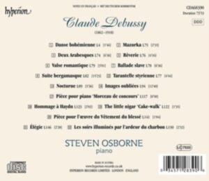 Debussy Claude - Early And Late Piano Pieces in the group Externt_Lager / at Bengans Skivbutik AB (4184325)