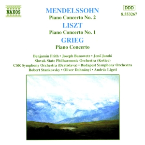 Mendelssohn/Liszt/Grieg - Piano Concertos in the group OUR PICKS / Christmas gift tip CD at Bengans Skivbutik AB (4189880)