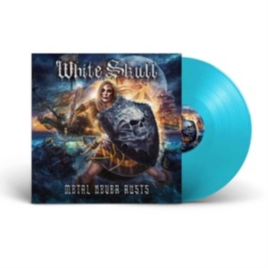 White Skull - Metal Never Rusts (Curacao Vinyl) in the group VINYL / Hårdrock at Bengans Skivbutik AB (4194233)