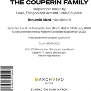 Couperin Francois Couperin Louis - The Couperin Family in the group Externt_Lager / at Bengans Skivbutik AB (4208962)